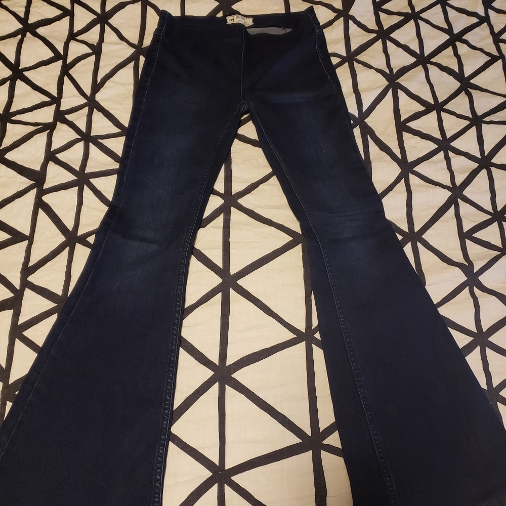 Free People pull on flare jeans